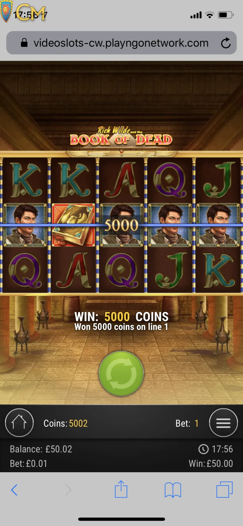 book of dead slot winner by danofthewibble.webp