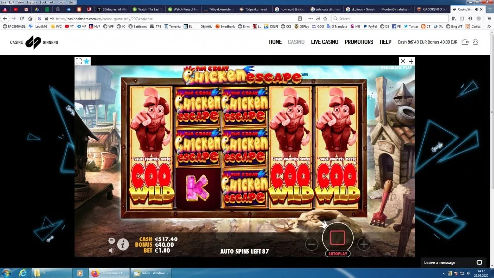 chikenslot €350 won 1€ bet - chiken run wild feature.jpg