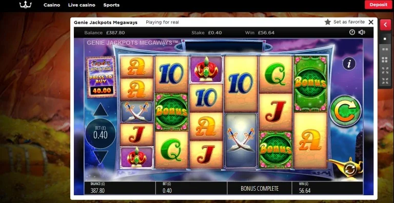 genieJPMroyalpandageniestreakFSroundtotalwin141.6xbet.webp