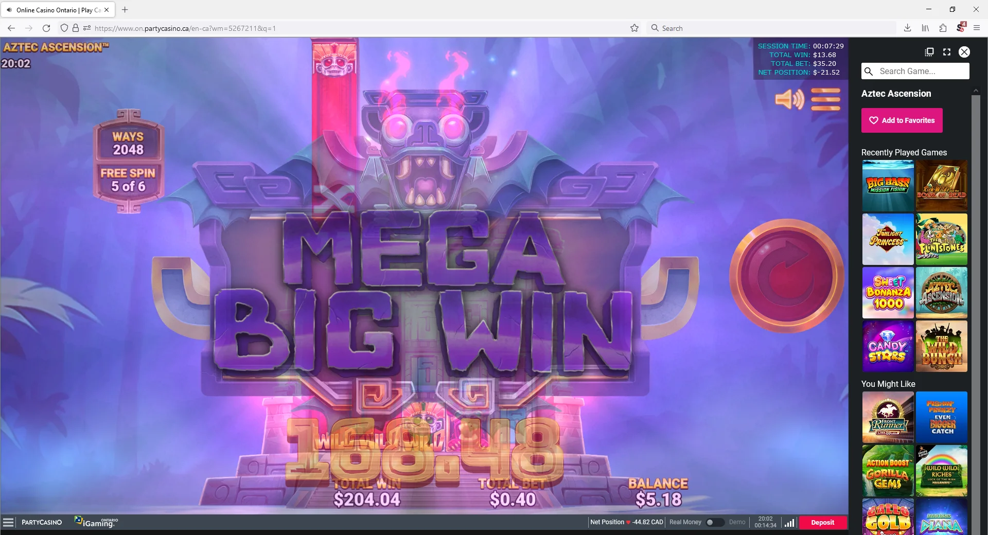 partycasino_421x_hitinbonus_Aztec_Ascension_20240612.webp