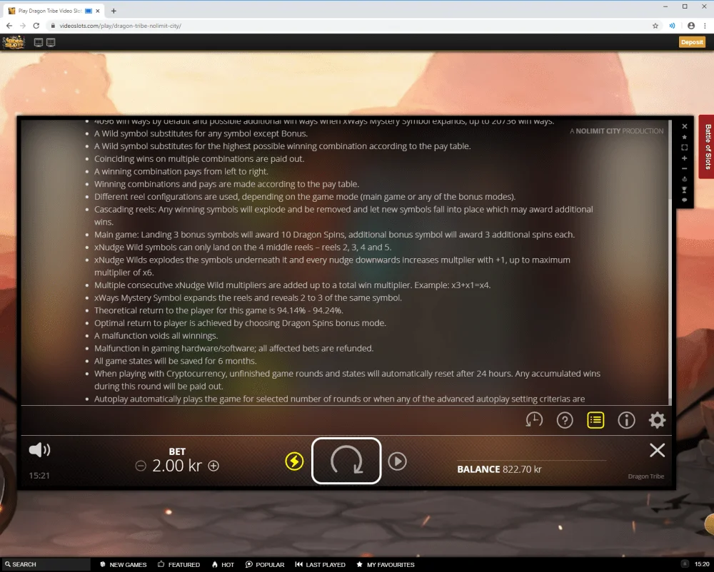 Play Dragon Tribe Video Slot Free at Videoslots.com - Google Chrome 12.12.2019 15_21_02.png