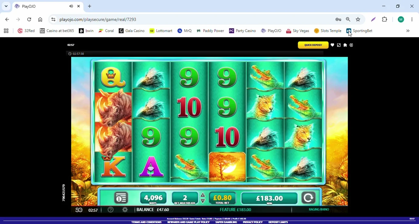 ragingrhinoplayojoFSroundtotalwin228.75xbetPOSTEDONCMWCCOMP.webp