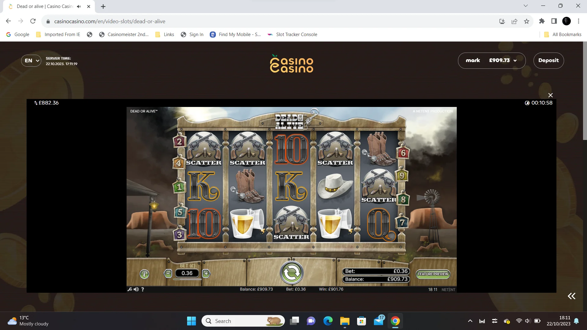 Screenshot five scatter casinocasino.webp