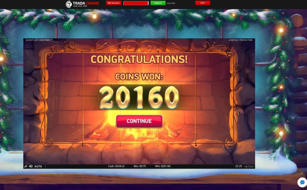 SEcret Of Christmas - BIG WIN feature Bet €0.75 WIN €201.60.webp