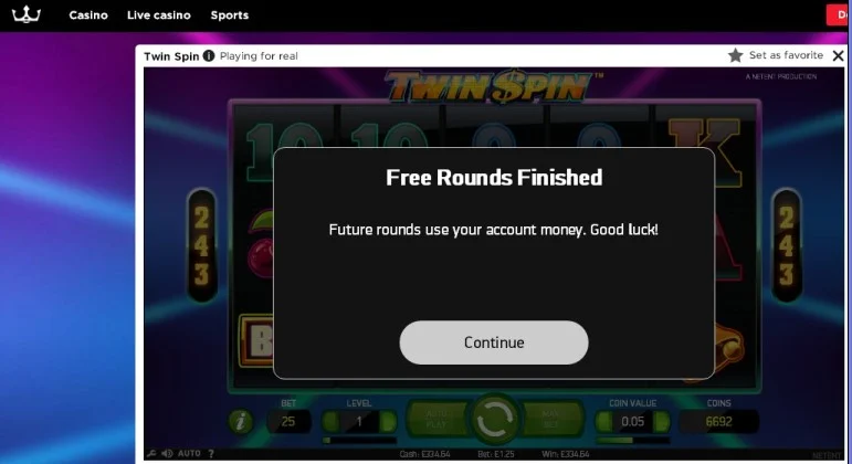 twinspinroyalpandaendresultof20FSat£2perspin.webp
