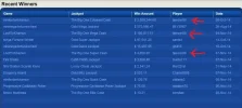 three jackpots won by same player on party.webp