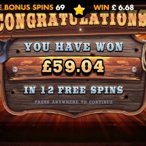 free spins 147x Wild West Gold.webp