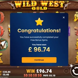 £96.74 from 100 free spins.webp