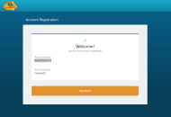 LuckyEmperor Registration Form Step 2 Desktop Device View