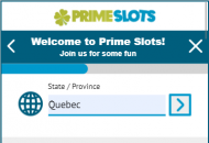 Primeslots Registration Form Step 7 Mobile Device View