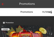 Betsafe Promotions Mobile Device View 