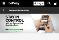 Betway Responsible Gambling Mobile Device View 