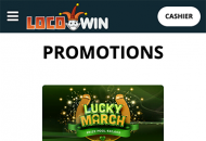 Locowin Promotions Mobile Device View