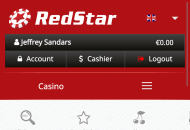 RedStar Payment Methods Mobile Device View
