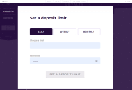 Slotplanet Responsible Gambling Settings Desktop Device View