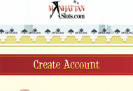 Manhattanslots Registration Form Step 1 Mobile Device View