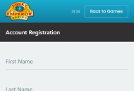 LuckyEmperor Registration Form Step 1 Mobile Device View