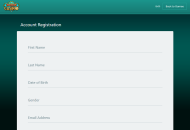 NostalgiaCasino Registration Form Step 1 Desktop Device View