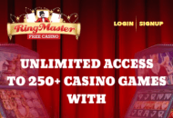 RingMaster Homepage Mobile Device View
