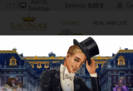 Europalace Registration Form Step 2 Mobile Device View 