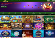 GoldenPalace Homepage 3 Desktop Device View