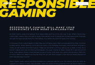 Race Responsible Gambling Information Desktop Device View