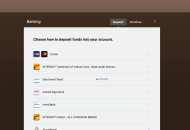 YukonGold Payment Methods Desktop Device View