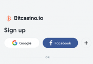 Bitcasino Sign Up Mobile Device View  