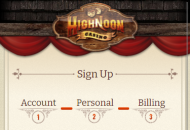 HighNoonCasino Registration Form Step 3 Mobile Device View