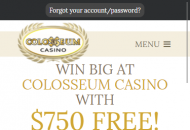 Colosseum Welcome Package Mobile Device View