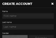 EnergyCasino Registration Form Step 2 Mobile Device View 