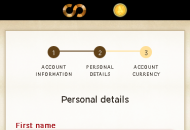 Everum Registration Form Step 2 Mobile Device View 