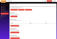 SlotWolf Responsible Gambling Settings  Desktop Device View