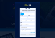 WilliamHill Registration Form Step 1 Desktop Device View