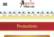Manhattanslots Promotions Mobile Device View