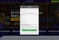 Casiplay Registration Form Step 2 Desktop Device View 