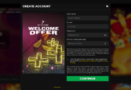 EnergyCasino Registration Form Step 1 Desktop Device View 