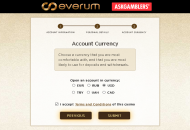 Everum Registration Form Step 3 Desktop Device View 