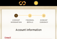 Everum Registration Form Step 1 Mobile Device View 