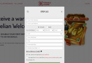 KarjalaKasino Registration Form Step 2 Desktop Device View