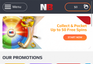 Netbet Promotions Mobile Device View