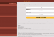 QueenVegas Responsible Gambling Settings Desktop Device View