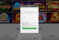 TradaCasino Registration Form Step 2 Desktop Device View