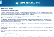 DrueckGlueck Responsible Gambling Information Desktop Device View 