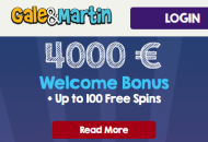GaleAndMartinCasino Homepage Mobile Device View