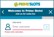 Primeslots Registration Form Step 12 Mobile Device View