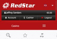 RedStar Promotions Mobile Device View
