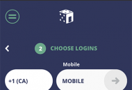 CasinoRoom Registration Form Step 3 Mobile Device View 