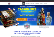 UKCasinoClub Homepage Desktop Device View