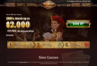 HighNoonCasino Homepage Desktop Device View